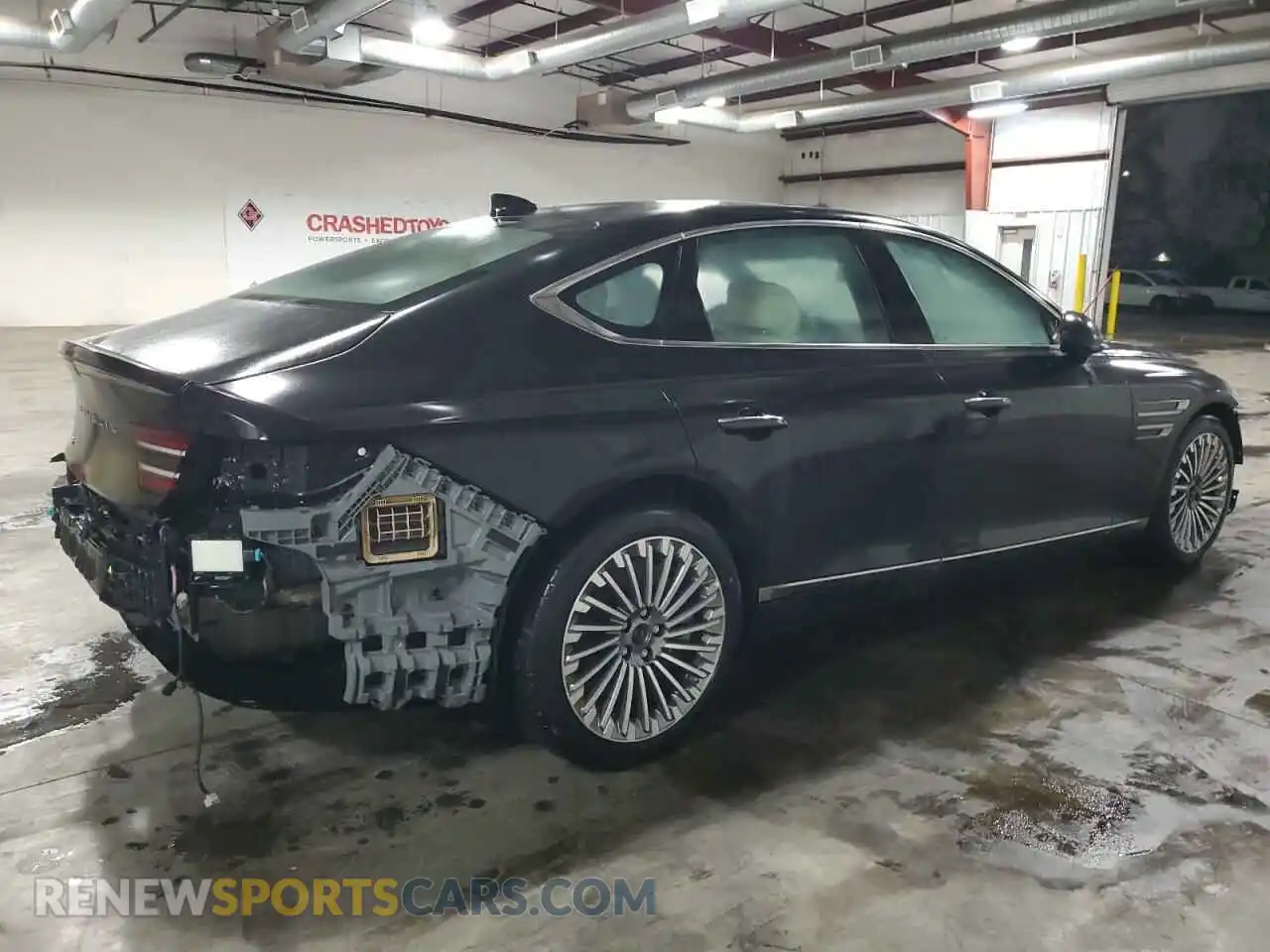 3 Photograph of a damaged car KMTGE4S16PU004166 GENESIS G80 2023
