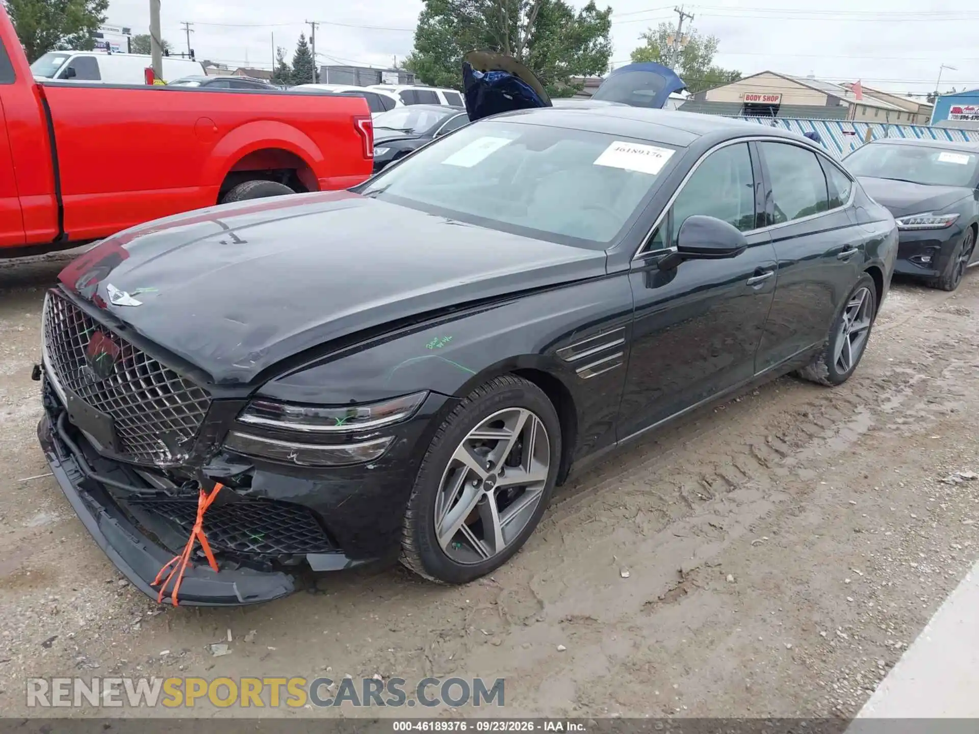 2 Photograph of a damaged car KMTGA4SC9RU233425 GENESIS G80 2024