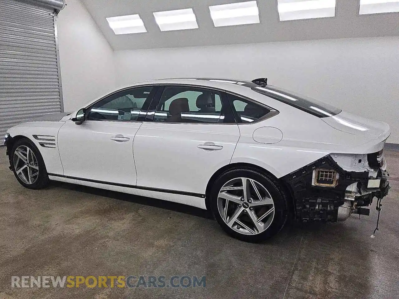 2 fotografías del automóvil dañado KMTGA4SCDRU227711 GENESIS G80 2024