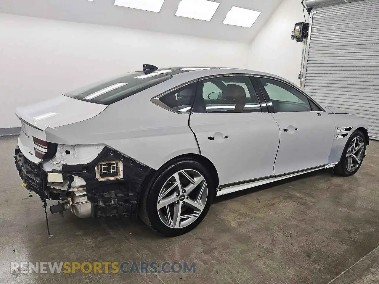 3 fotografías del automóvil dañado KMTGA4SCDRU227711 GENESIS G80 2024