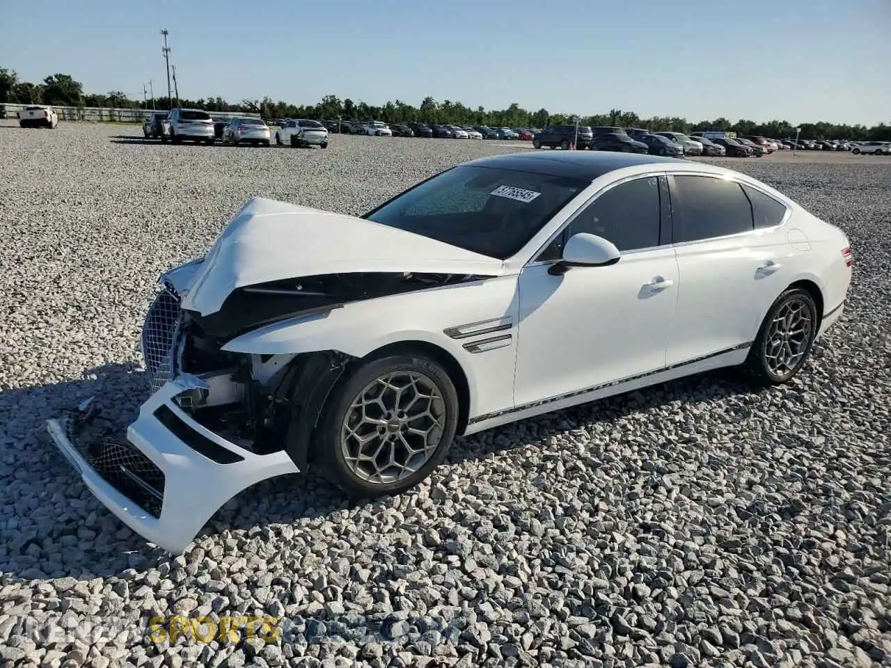 1 Photograph of a damaged car KMTGB4SC9RU221773 GENESIS G80 2024