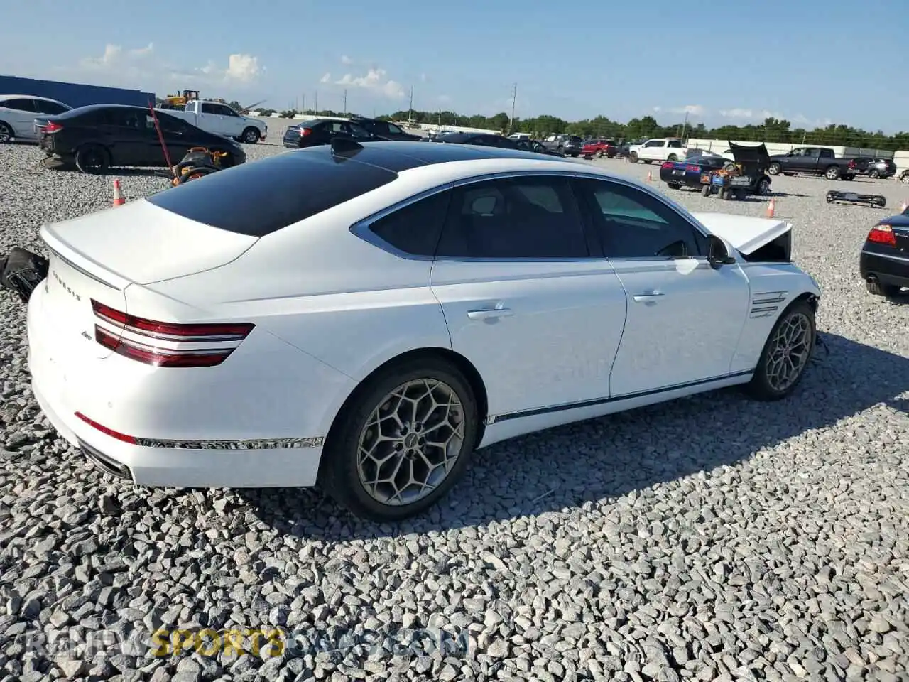 3 Photograph of a damaged car KMTGB4SC9RU221773 GENESIS G80 2024