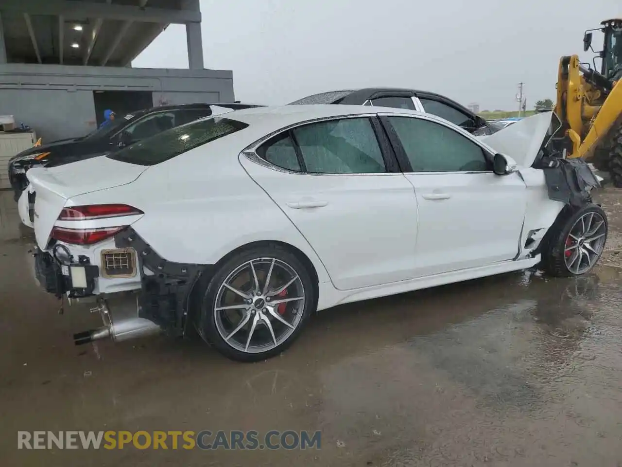 3 Photograph of a damaged car KMTG34SC9SU155938 GENESIS G80 2025