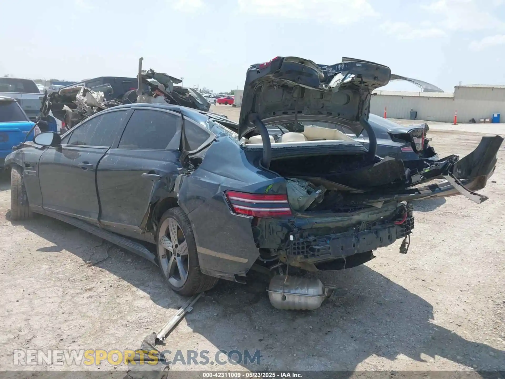 3 Photograph of a damaged car KMTGG4SD2SU286304 GENESIS G80 2025