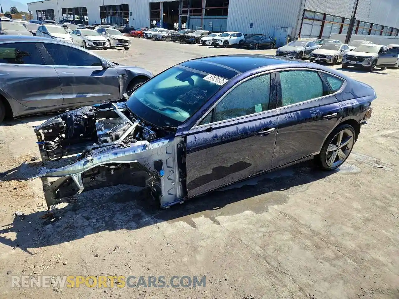 1 Photograph of a damaged car KMTGG4SD8SU289921 GENESIS G80 2025