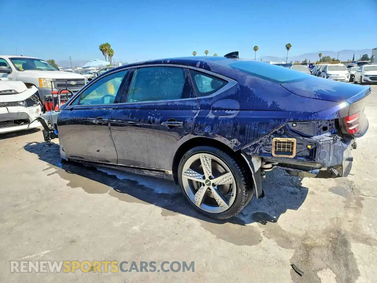 2 Photograph of a damaged car KMTGG4SD8SU289921 GENESIS G80 2025