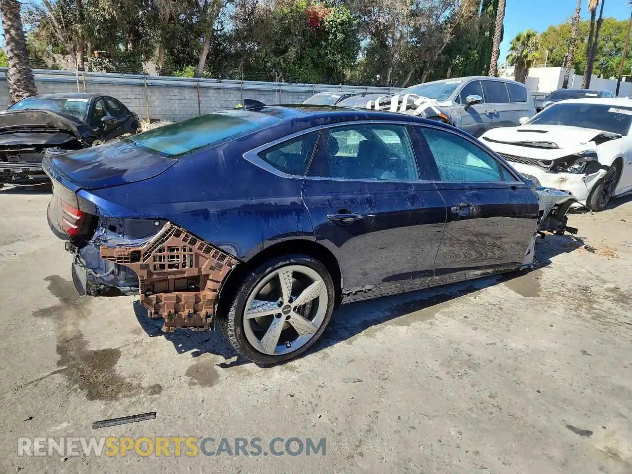 3 Photograph of a damaged car KMTGG4SD8SU289921 GENESIS G80 2025
