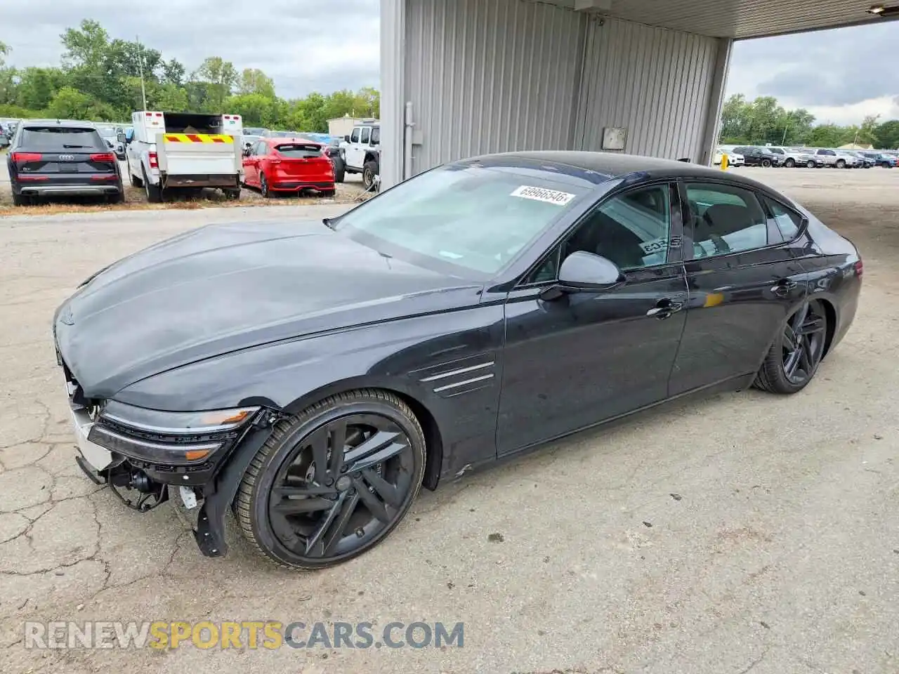 1 Photograph of a damaged car KMTGF4SD7TU330463 GENESIS G80 2026