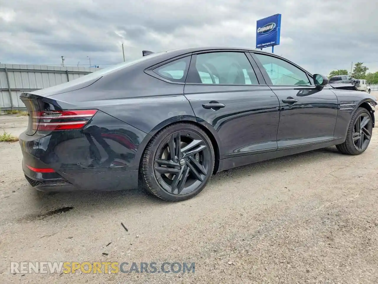 3 Photograph of a damaged car KMTGF4SD7TU330463 GENESIS G80 2026