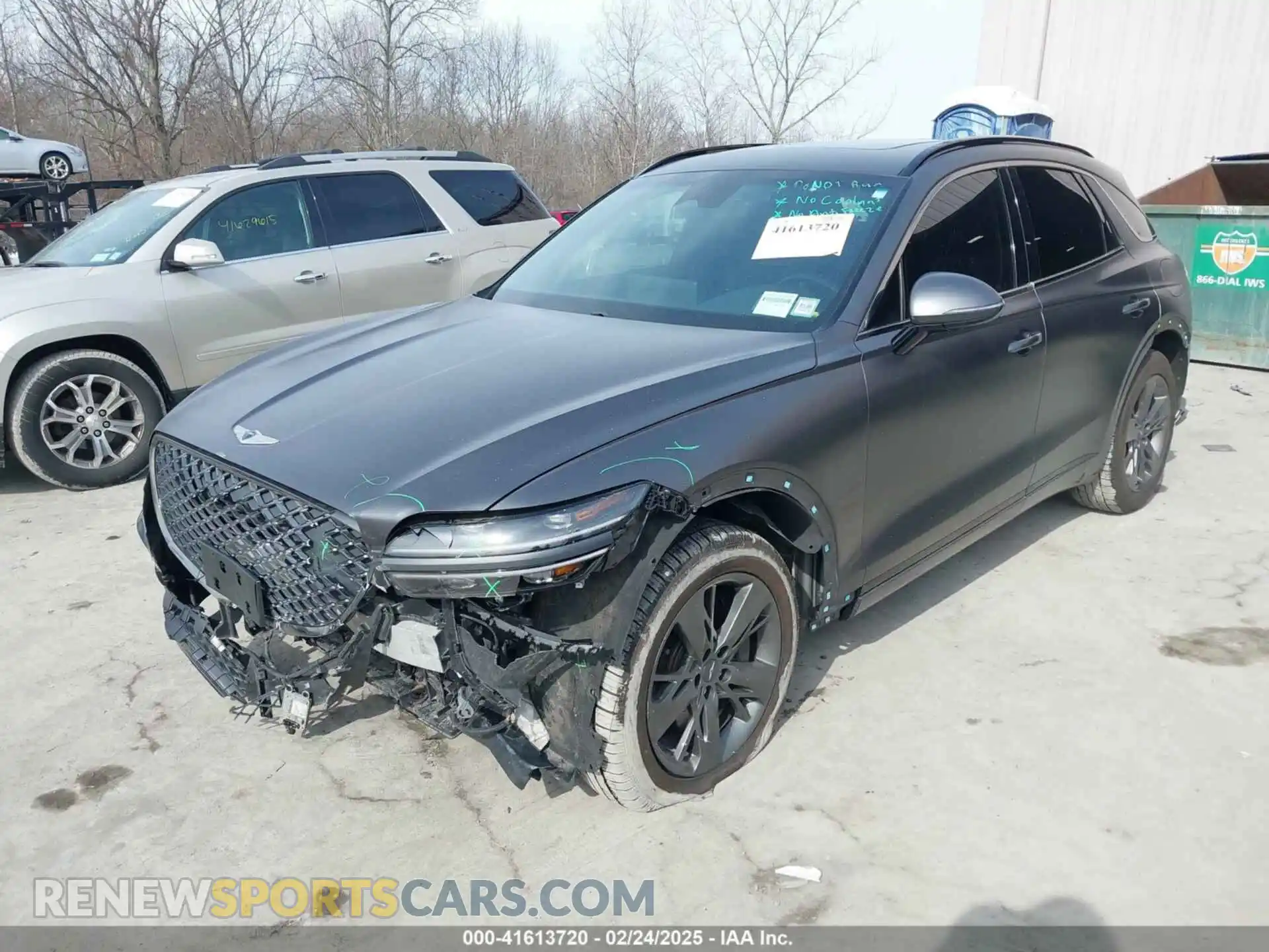 2 Photograph of a damaged car KMUMCDTC6NU028274 GENESIS GV70 2022