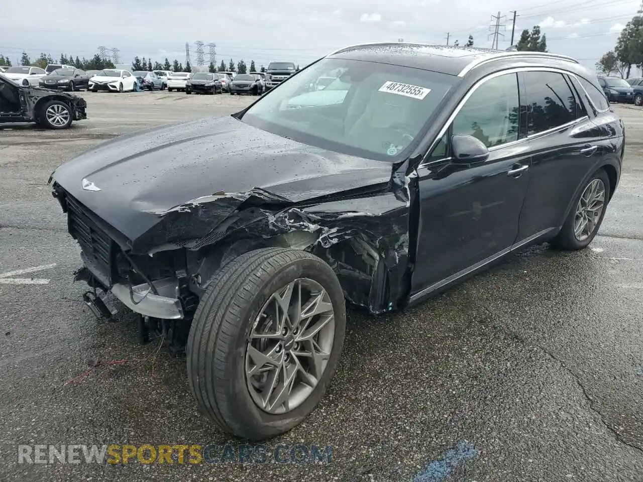 1 Photograph of a damaged car 5NMMADTB7RH008046 GENESIS GV70 BASE 2024