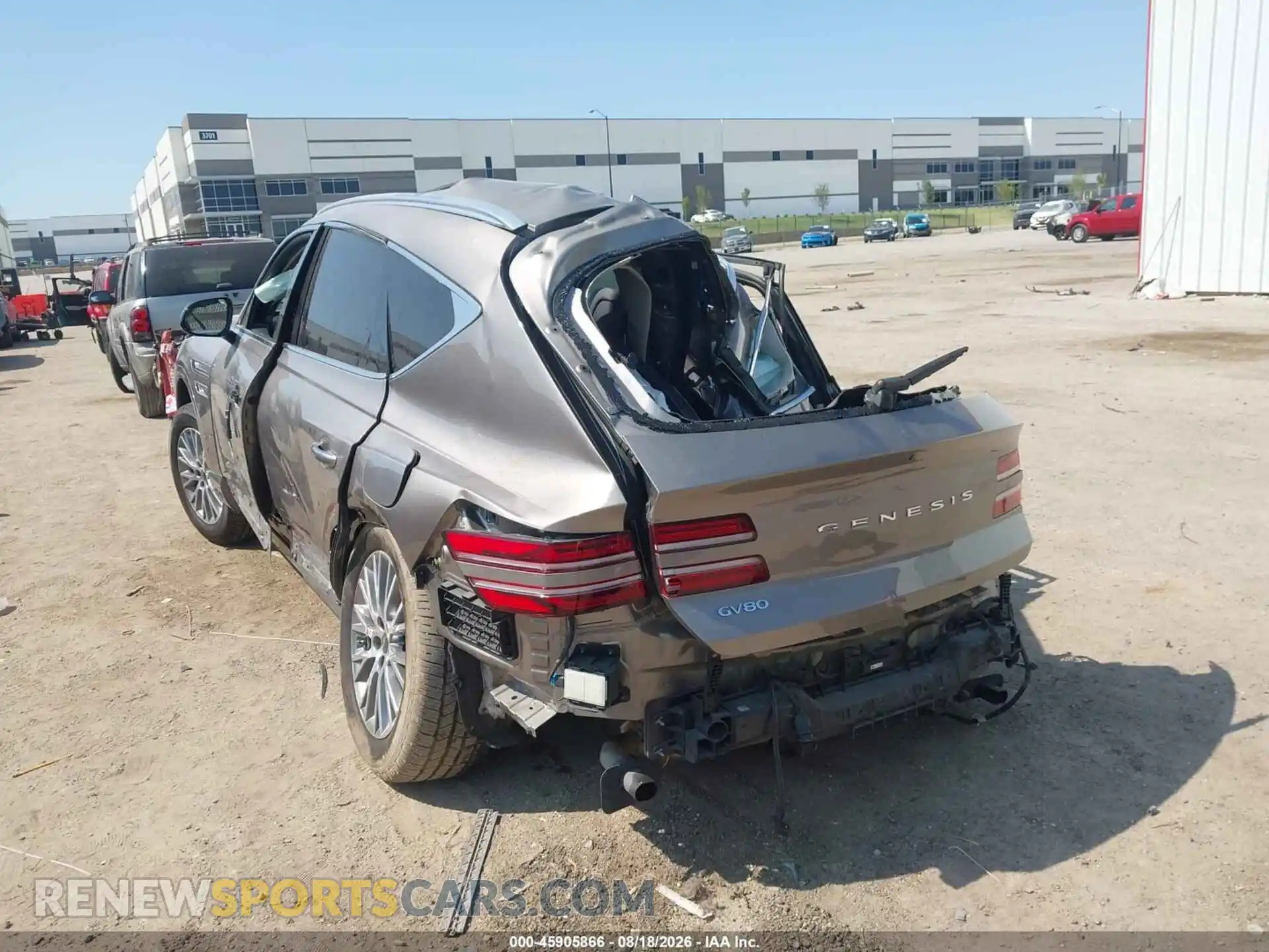 3 Photograph of a damaged car KMUHB4SB0MU035278 GENESIS GV80 2021