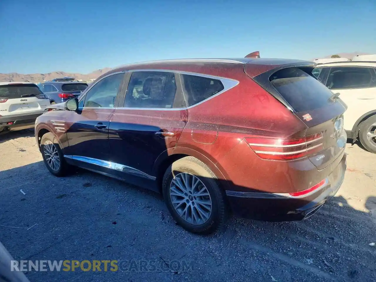 2 Photograph of a damaged car KMUHB4SB4MU039379 GENESIS GV80 2021