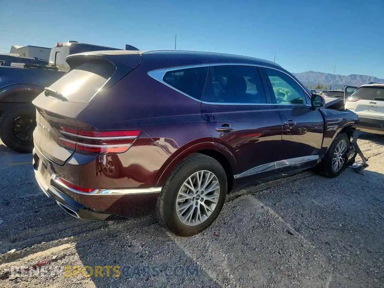 3 Photograph of a damaged car KMUHB4SB4MU039379 GENESIS GV80 2021