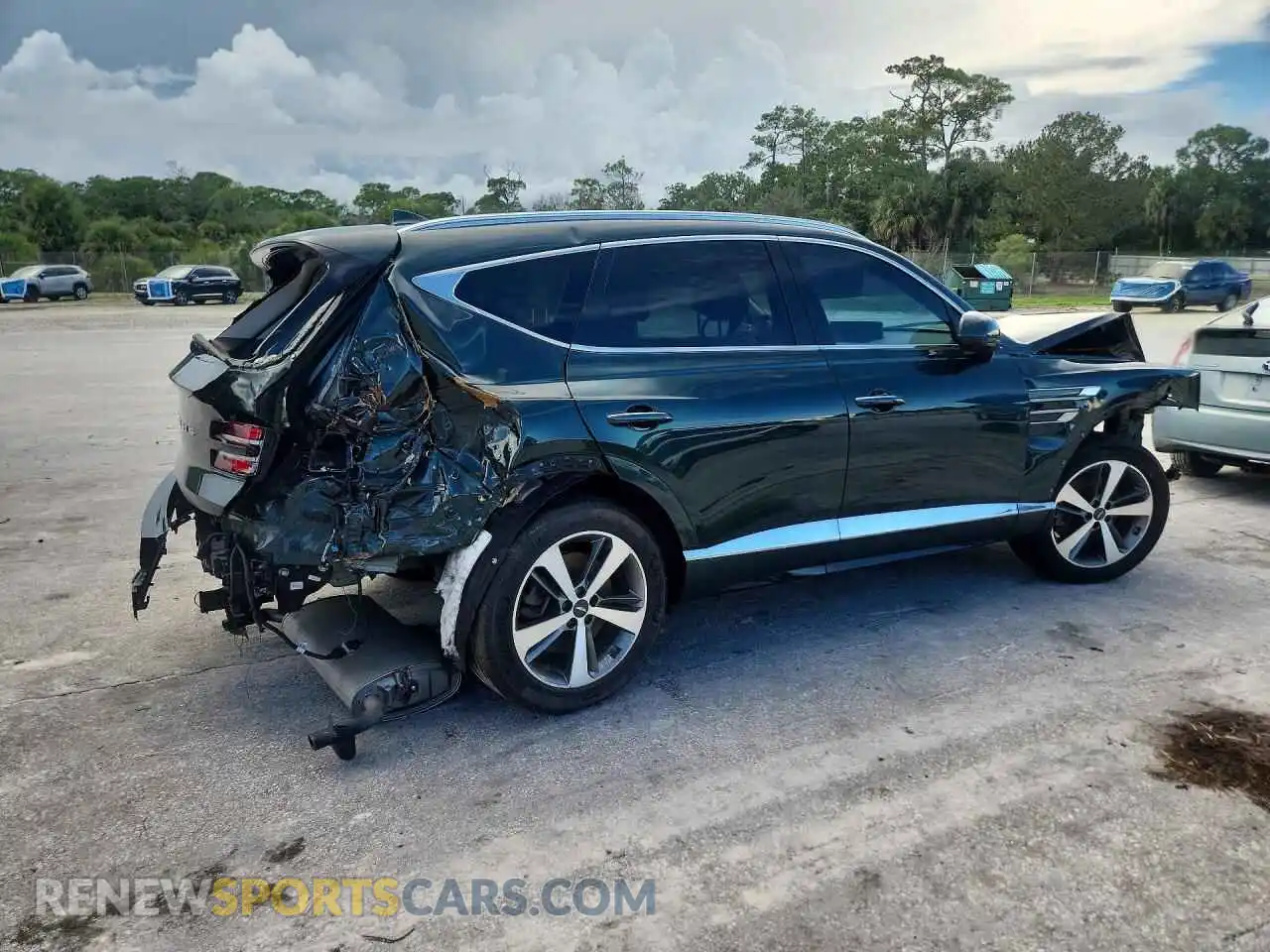3 Photograph of a damaged car KMUHB4SB6MU053820 GENESIS GV80 2021