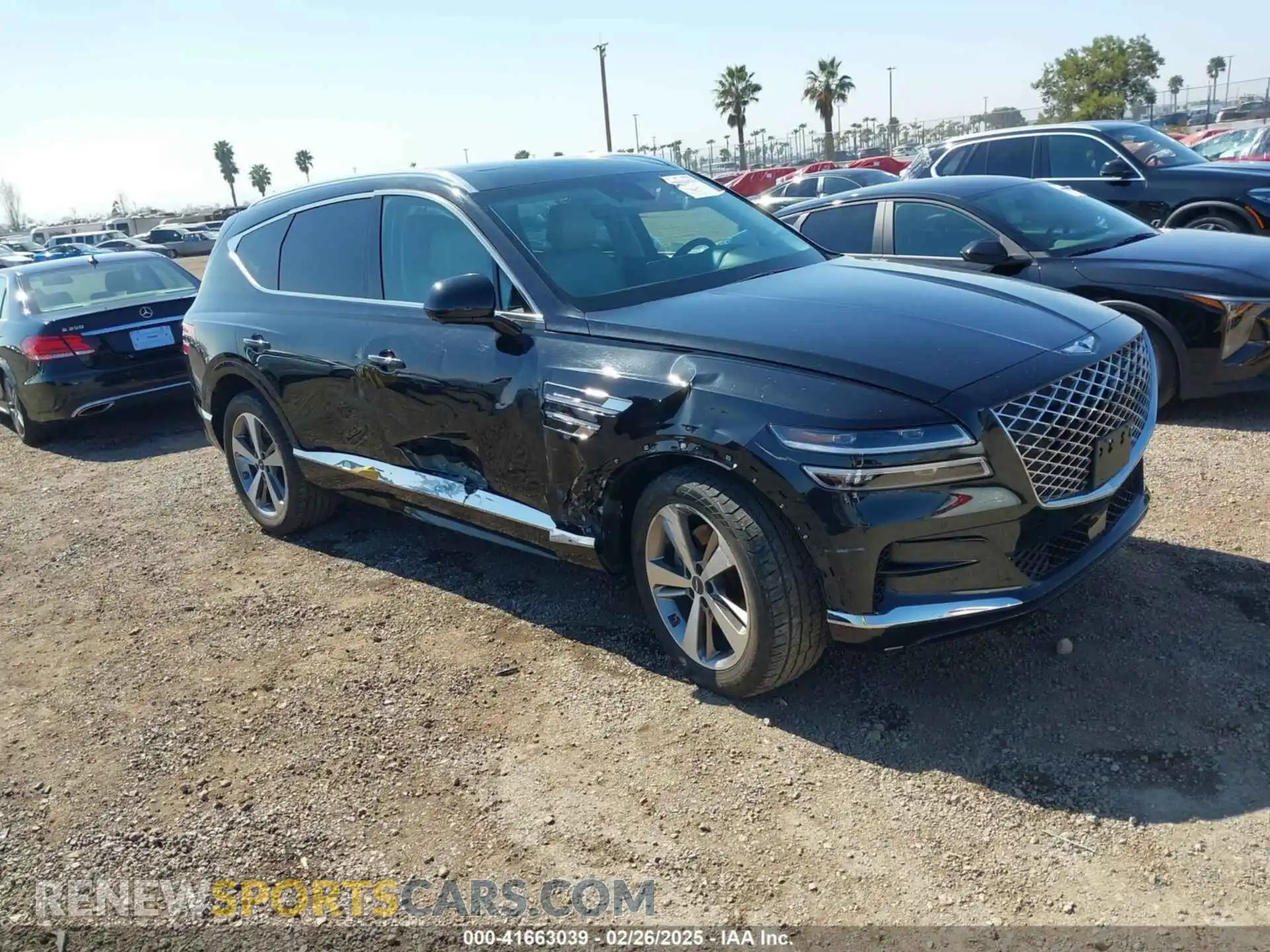 1 Photograph of a damaged car KMUHB4SB7MU034287 GENESIS GV80 2021