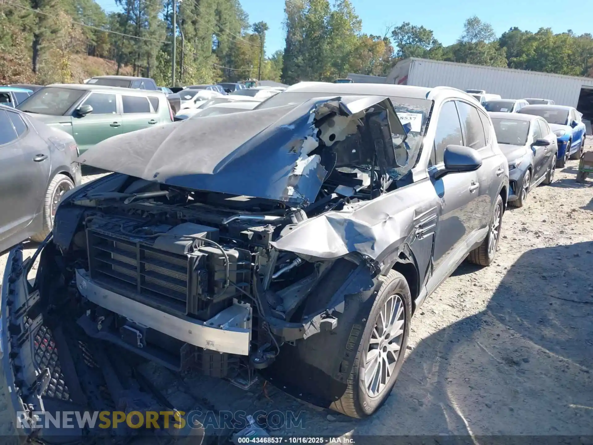 2 Photograph of a damaged car KMUHB4SB9MU037711 GENESIS GV80 2021