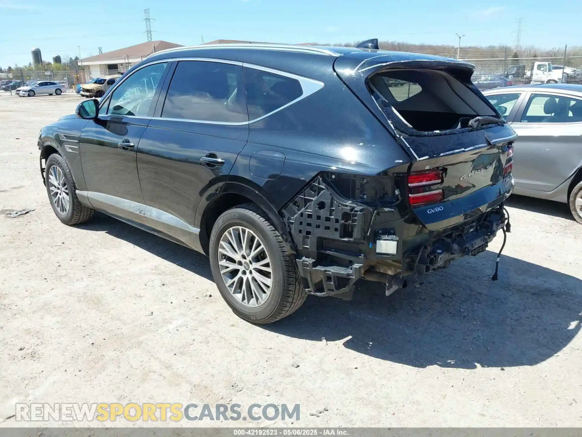 3 Photograph of a damaged car KMUHBDSB1MU042935 GENESIS GV80 2021