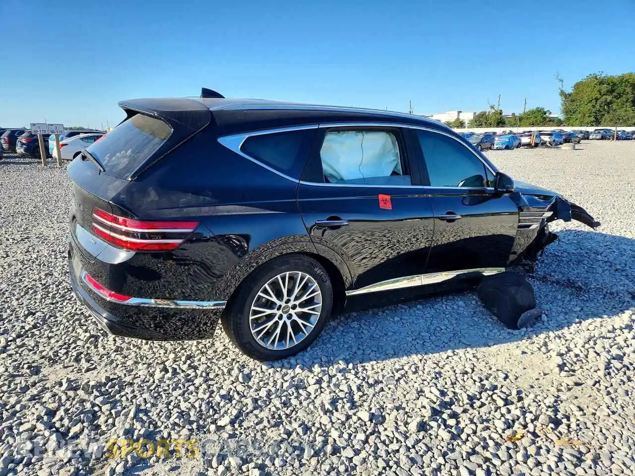 3 Photograph of a damaged car KMUHBDSB2MU043513 GENESIS GV80 2021