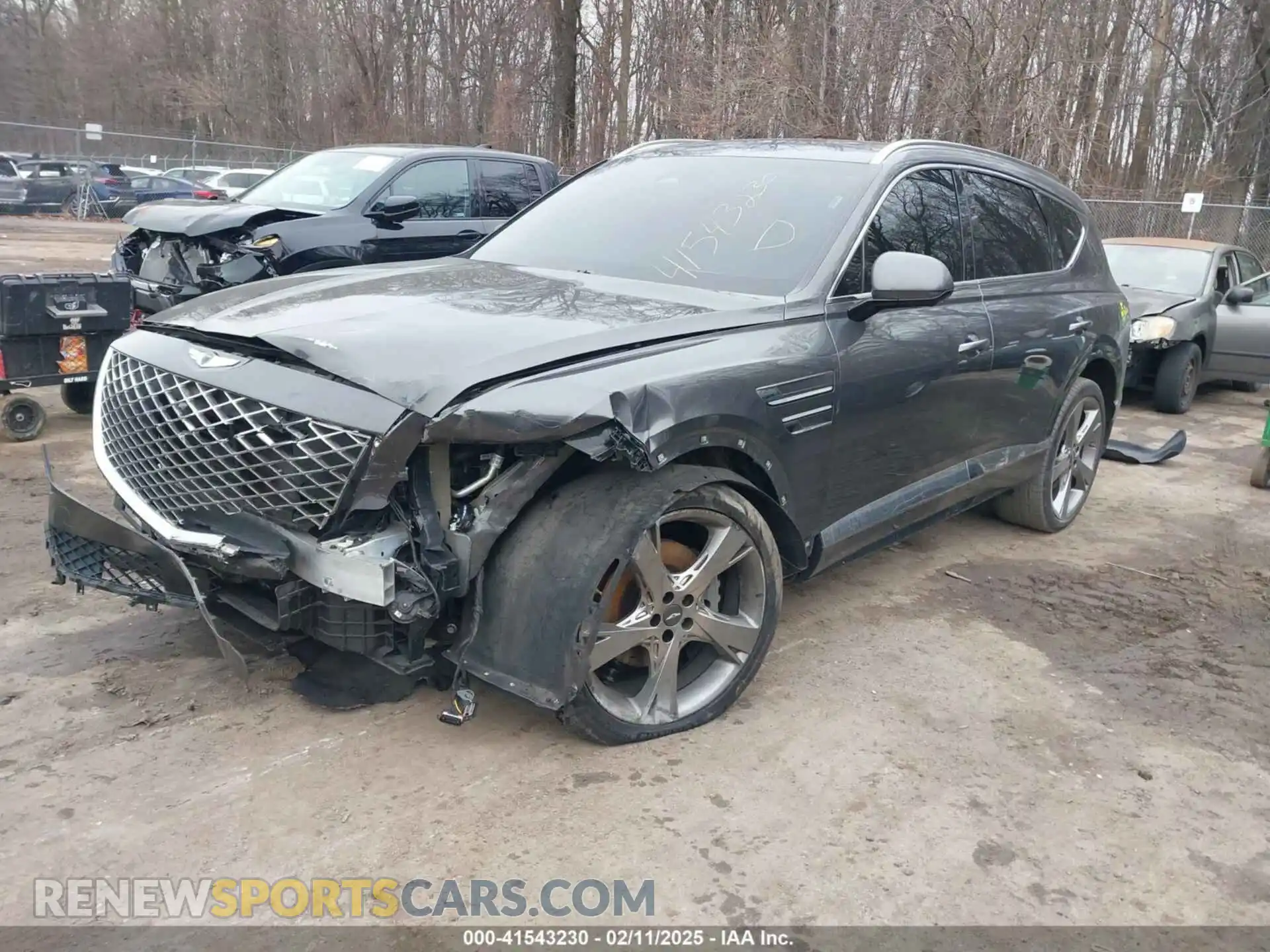 2 Photograph of a damaged car KMUHBDSB4MU054934 GENESIS GV80 2021