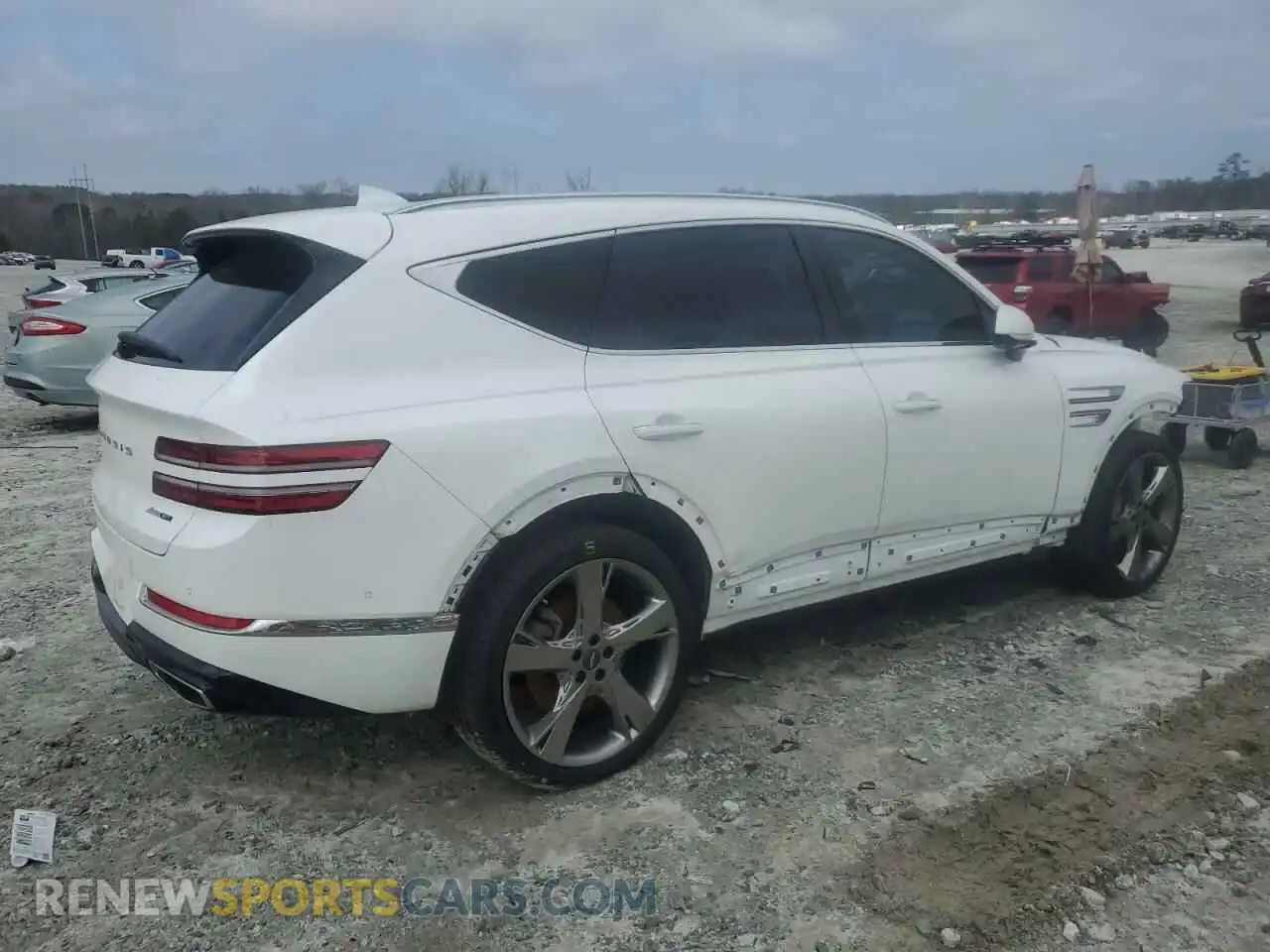 3 Фотография поврежденного автомобиля KMUHCESC0MU072178 GENESIS GV80 2021