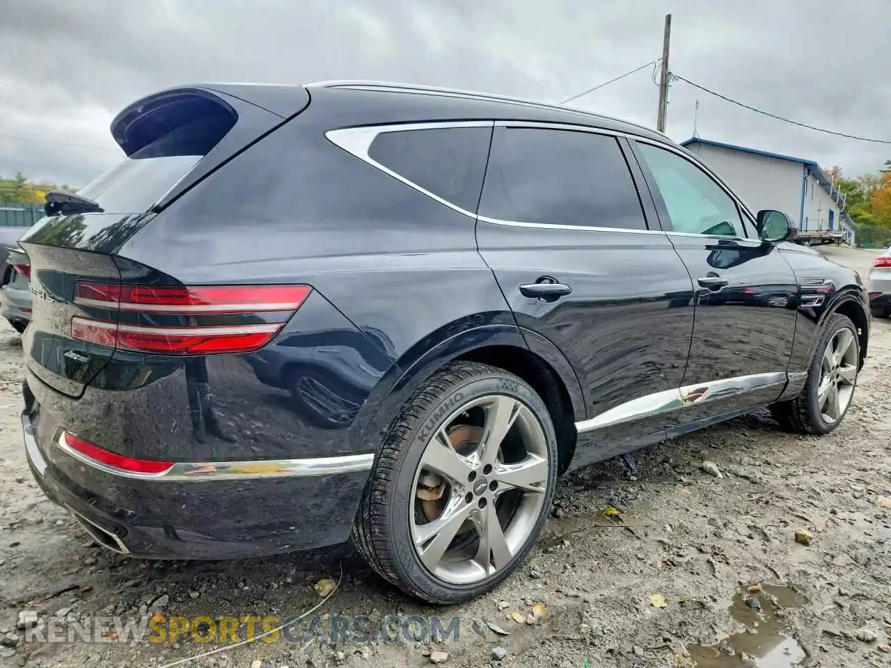 3 fotografías del automóvil dañado KMUHCESC1MU031400 GENESIS GV80 2021