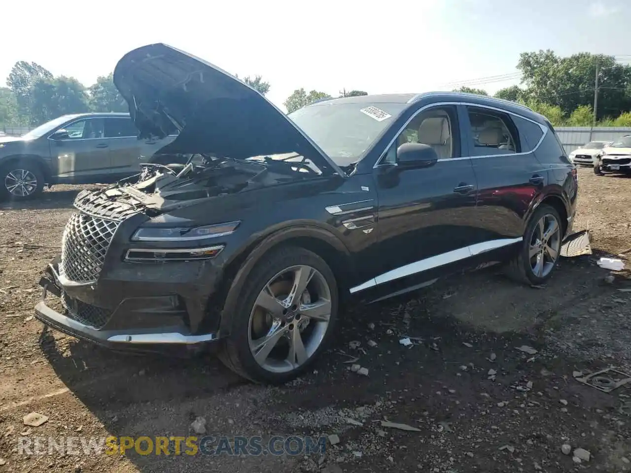 1 Photograph of a damaged car KMUHCESC2MU059612 GENESIS GV80 2021