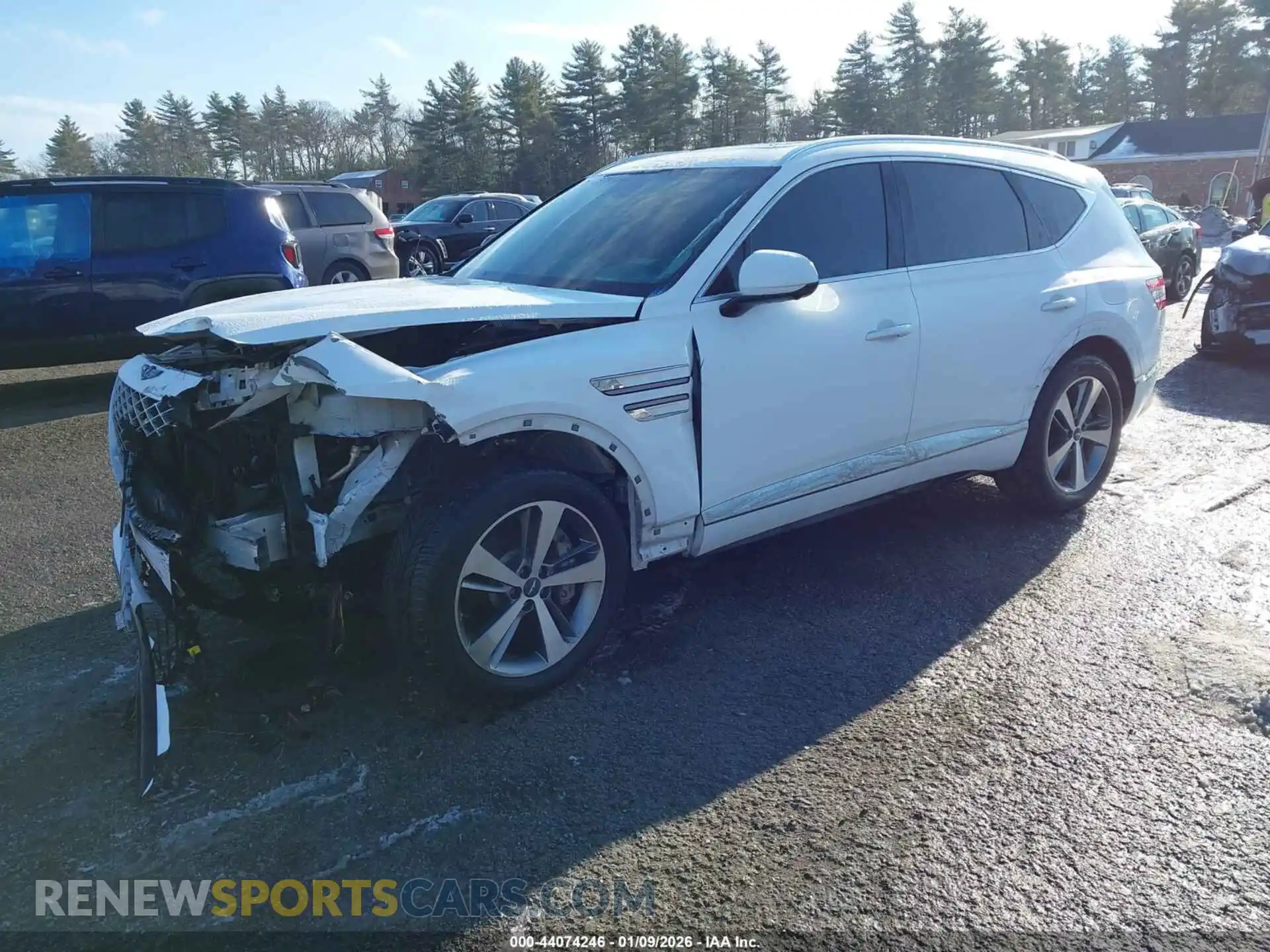 2 Photograph of a damaged car KMUHCESC4MU037398 GENESIS GV80 2021