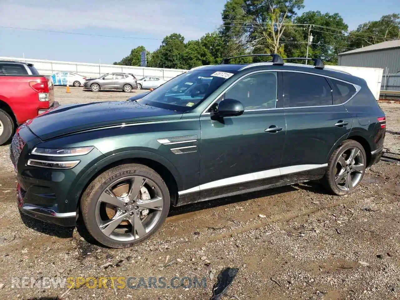 1 Photograph of a damaged car KMUHCESC6MU073951 GENESIS GV80 2021
