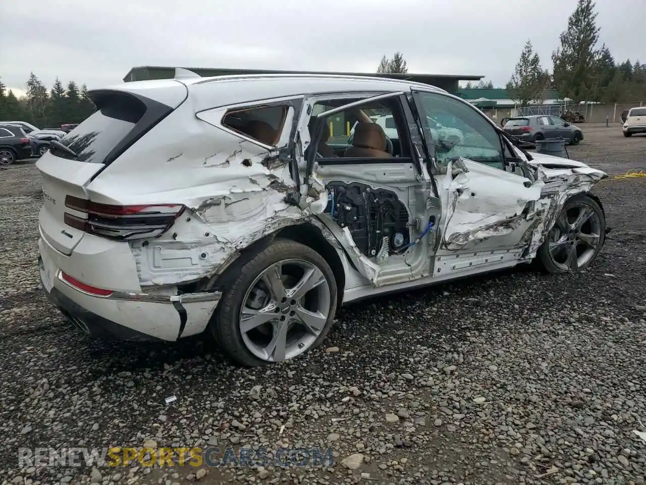 3 Photograph of a damaged car KMUHCESC7MU074980 GENESIS GV80 2021