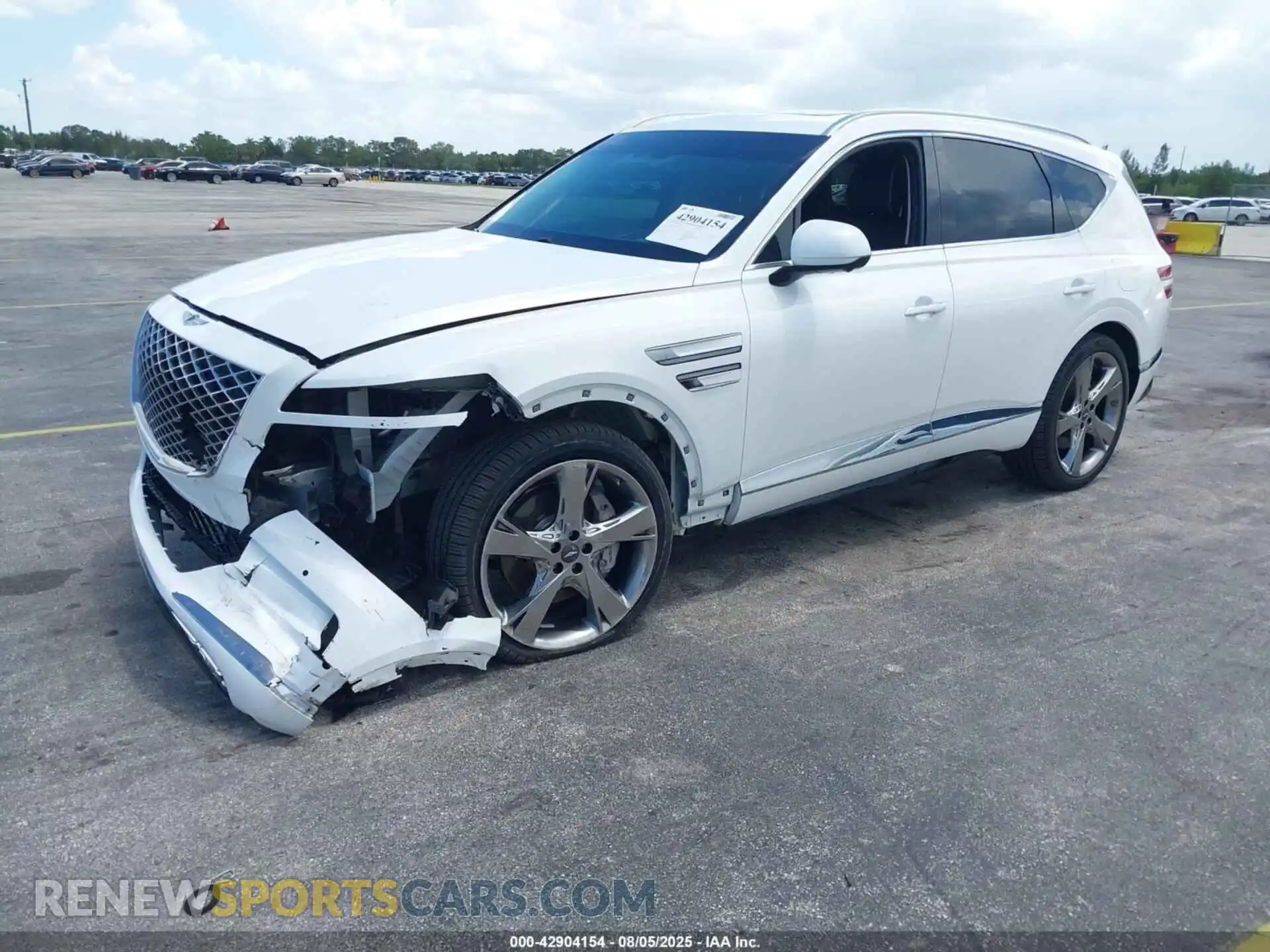 2 Photograph of a damaged car KMUHCESCXMU057249 GENESIS GV80 2021