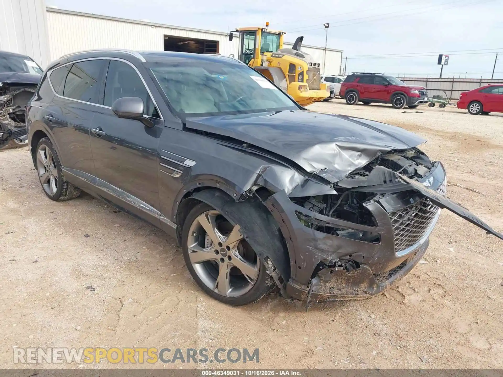 1 Photograph of a damaged car KMUHBDSB3NU078918 GENESIS GV80 2022