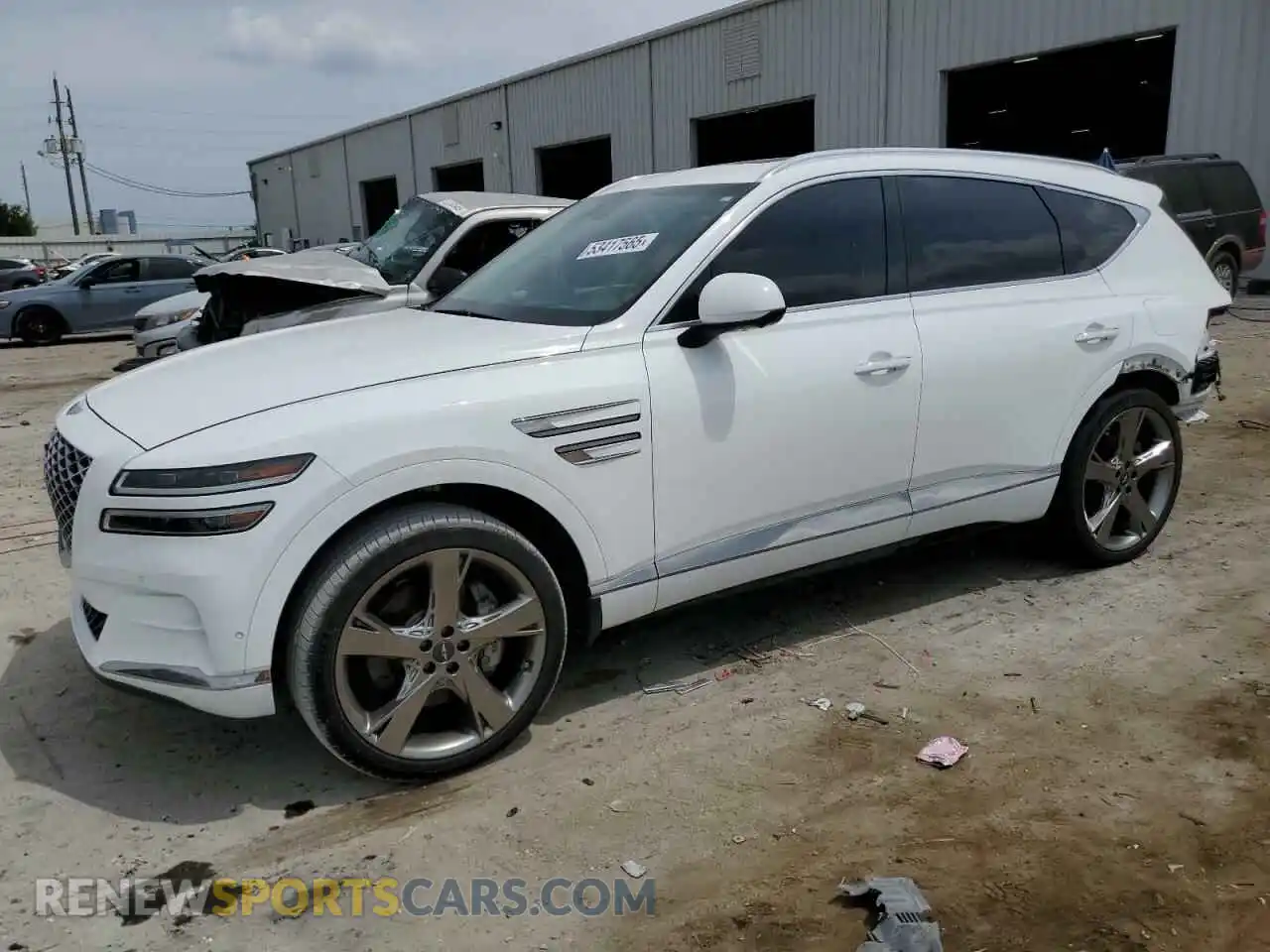 1 Photograph of a damaged car KMUHCESC3NU084987 GENESIS GV80 2022