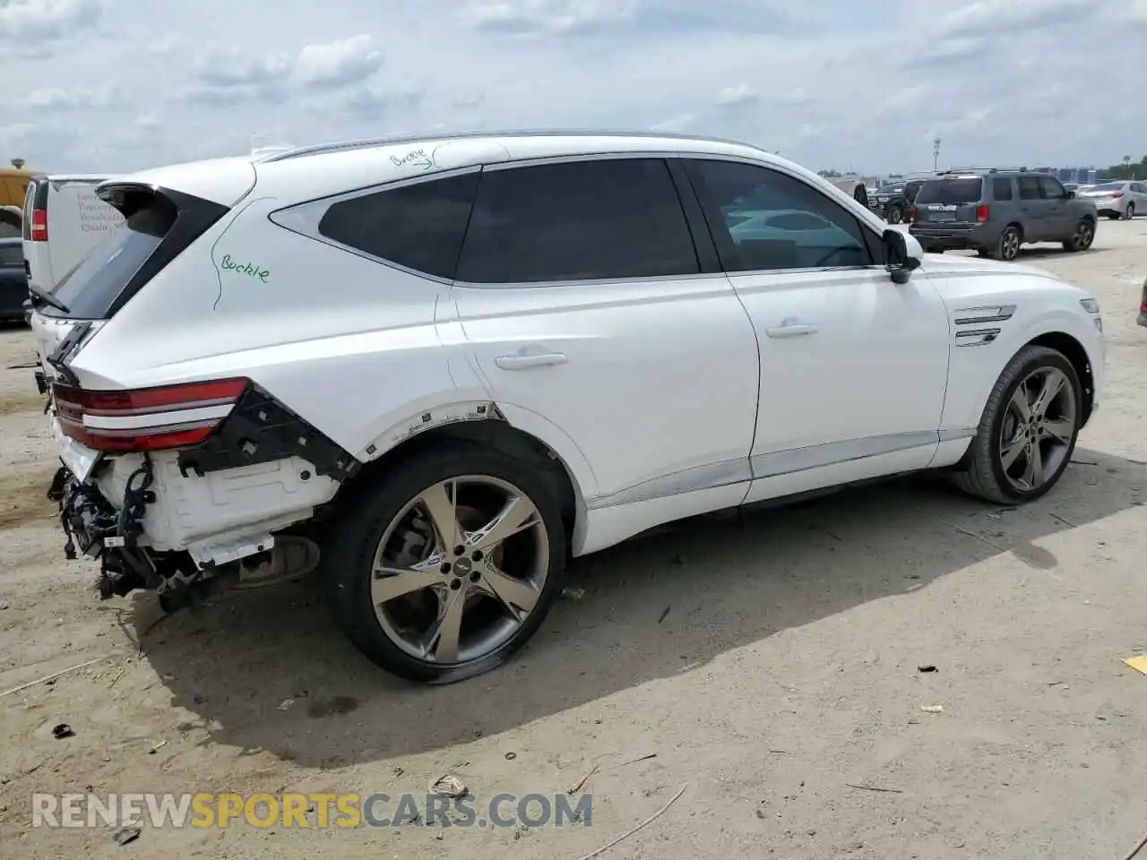 3 Photograph of a damaged car KMUHCESC3NU084987 GENESIS GV80 2022