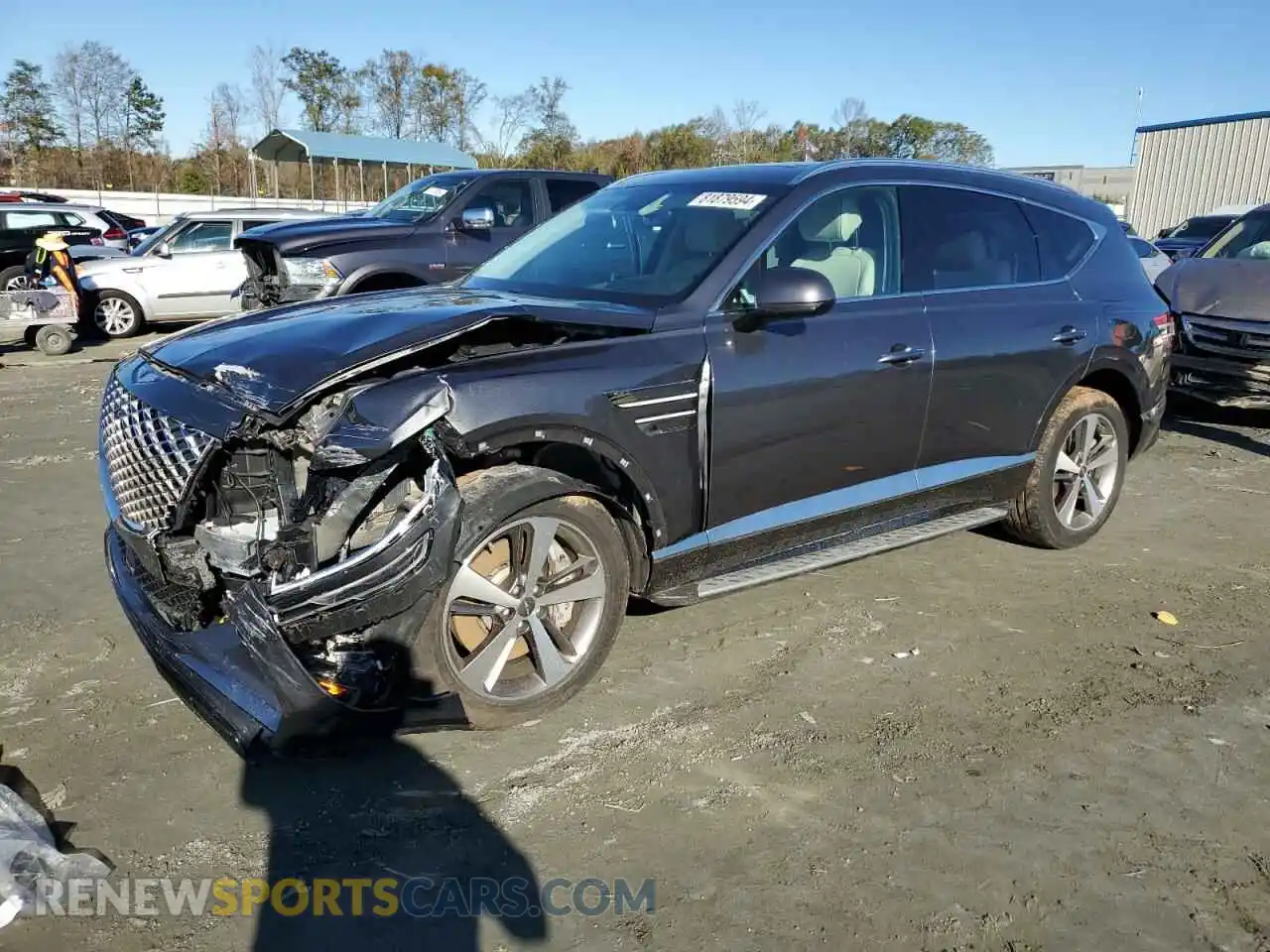 1 Photograph of a damaged car KMUHCESC4NU075604 GENESIS GV80 2022