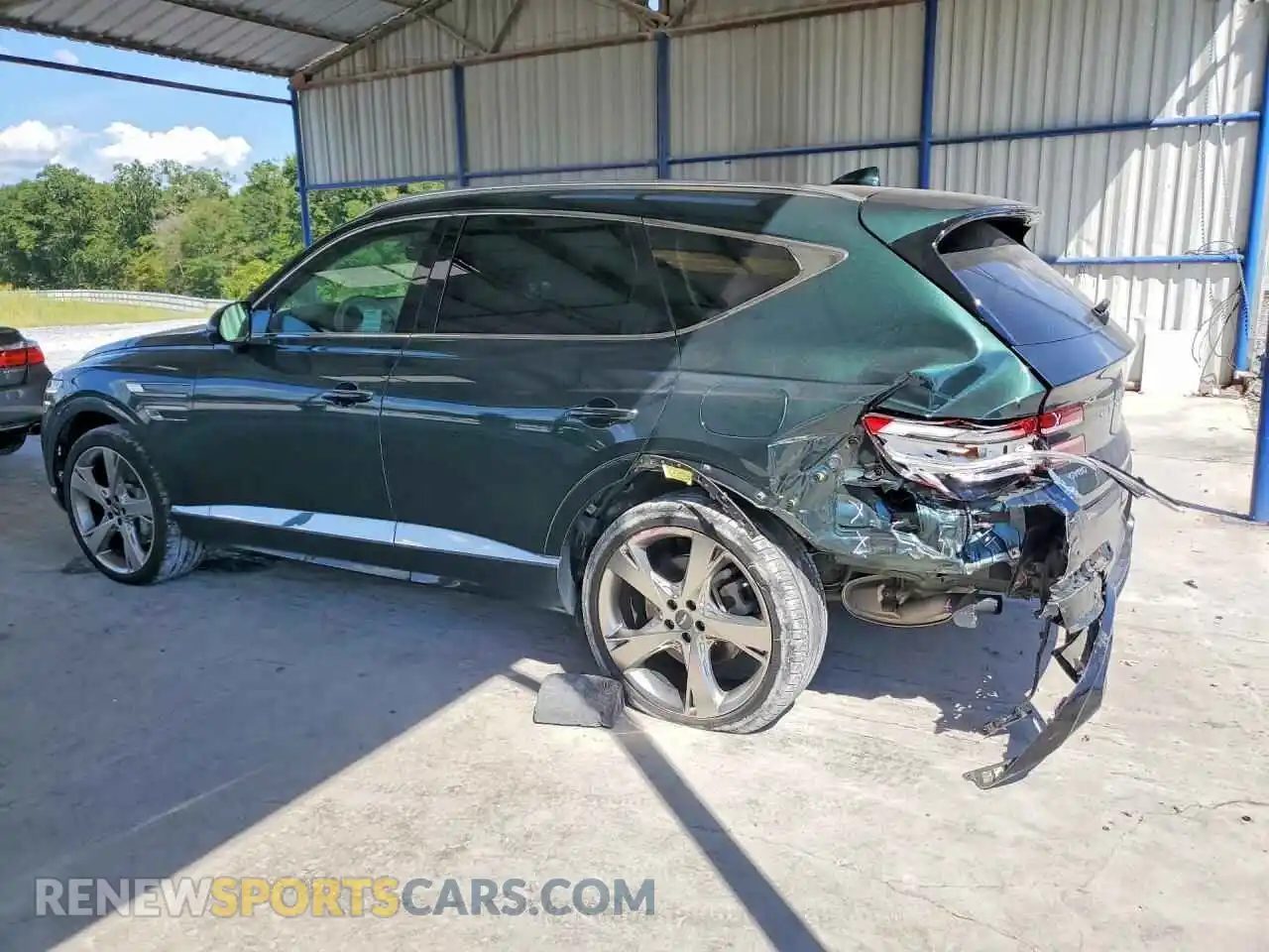 2 Photograph of a damaged car KMUHCESC4NU092225 GENESIS GV80 2022