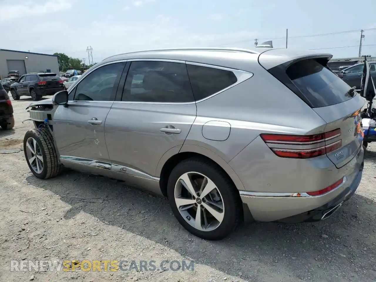 2 Photograph of a damaged car KMUHCESC9NU095024 GENESIS GV80 2022