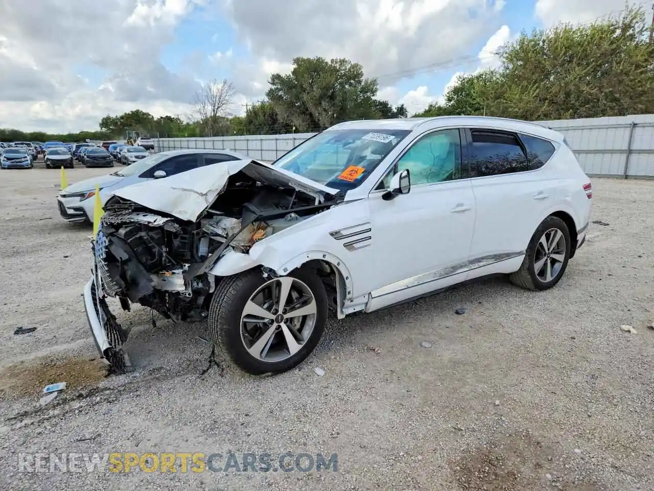 1 Photograph of a damaged car KMUHBDSB0PU115006 GENESIS GV80 2023