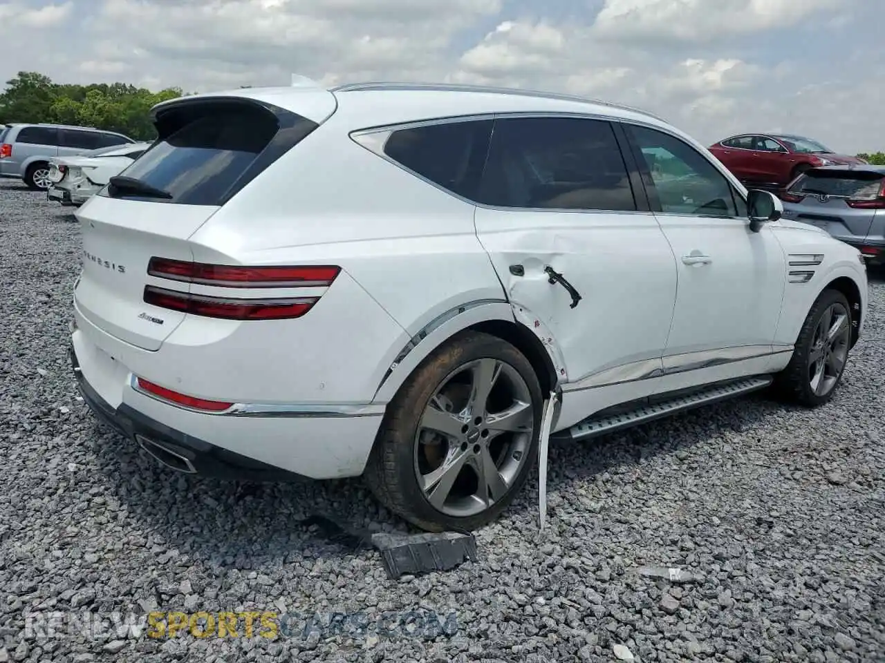 3 Photograph of a damaged car KMUHCESC4PU110015 GENESIS GV80 2023