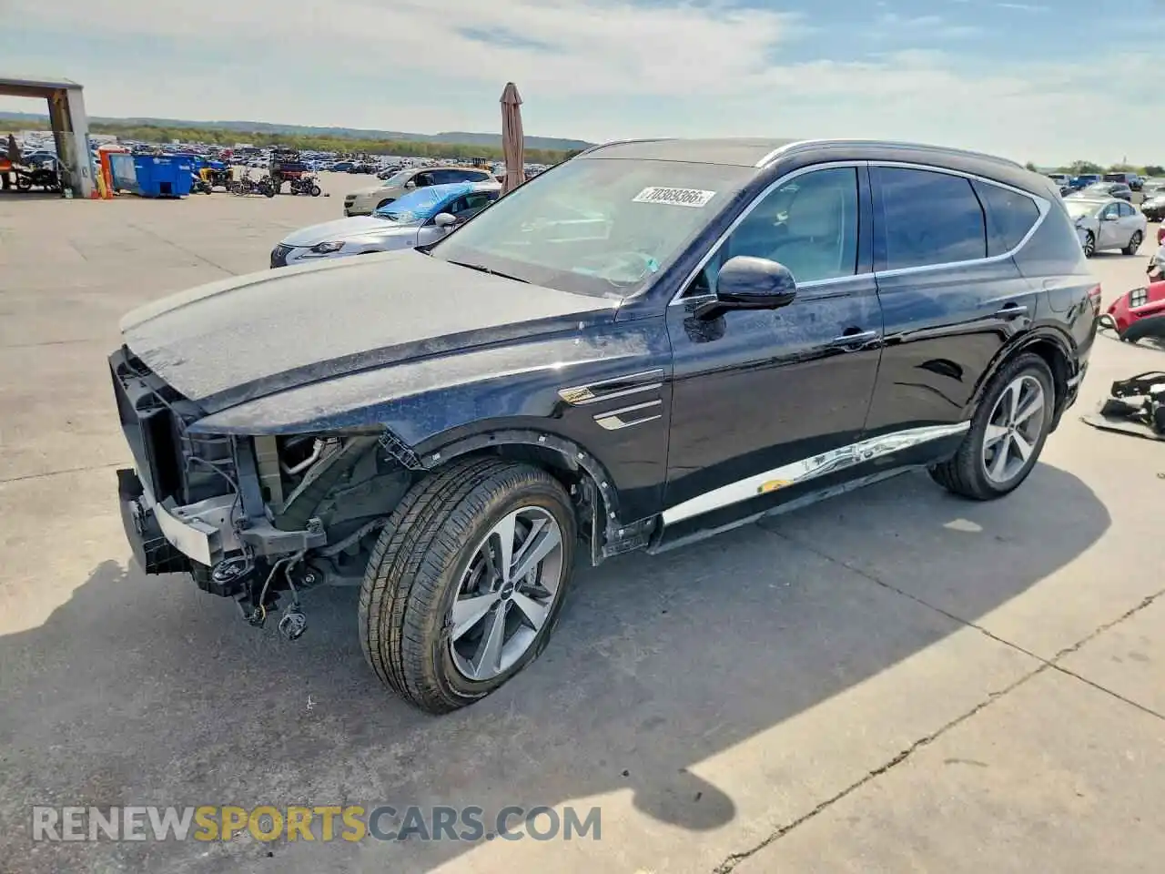 1 Photograph of a damaged car KMUHCESCXPU119091 GENESIS GV80 2023