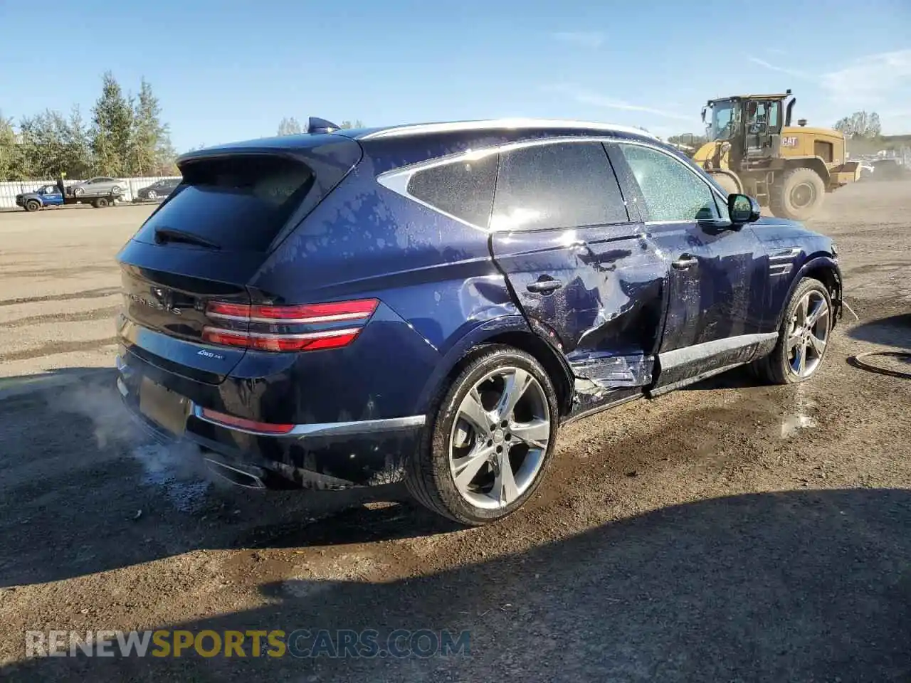 3 Photograph of a damaged car KMUHCESCXPU142127 GENESIS GV80 2023