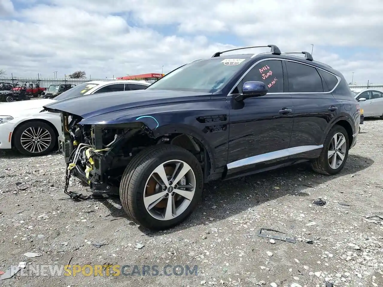 1 Photograph of a damaged car KMUHCESC0RU201849 GENESIS GV80 2024
