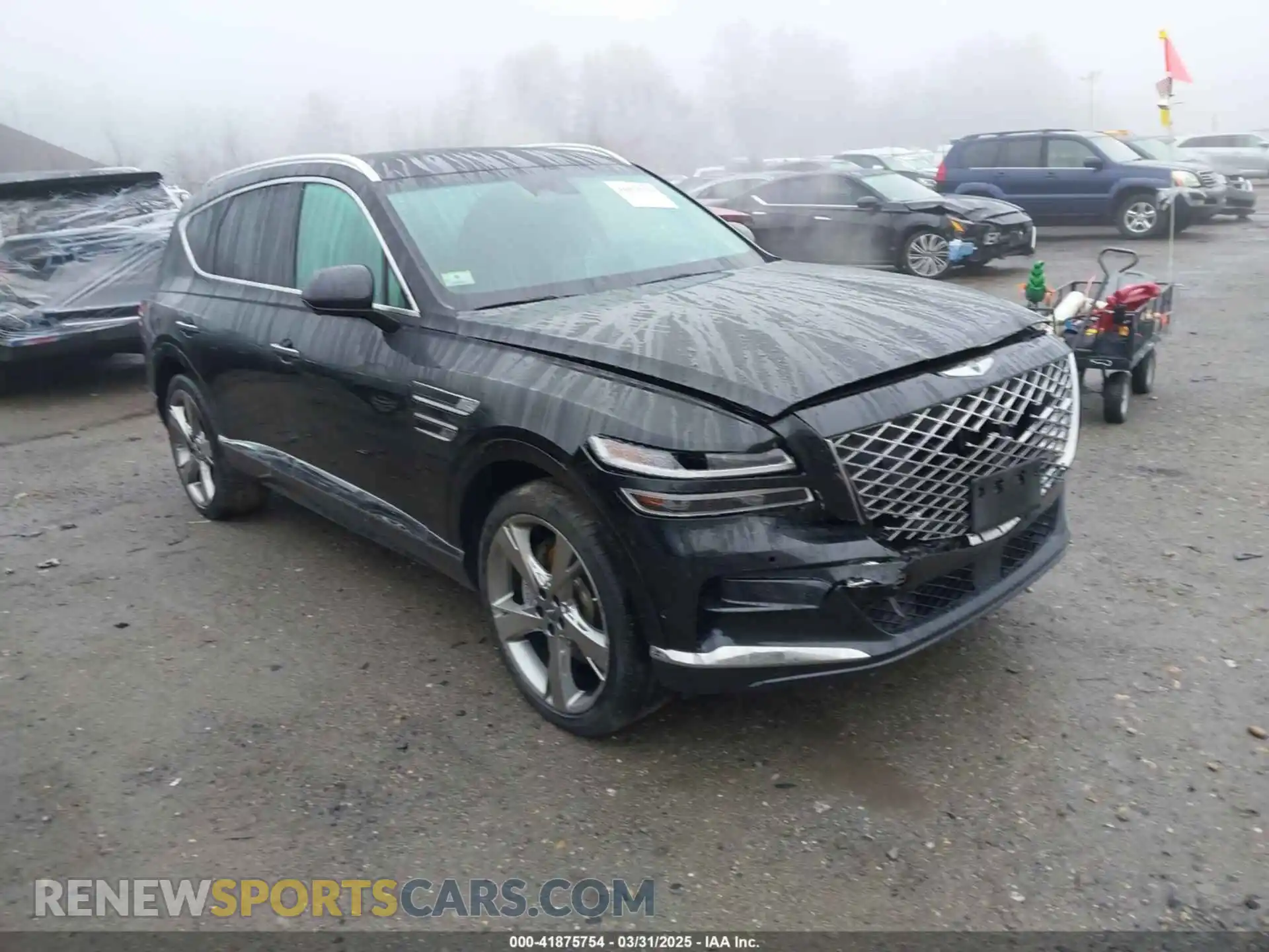 1 Photograph of a damaged car KMUHCESC2RU168319 GENESIS GV80 2024