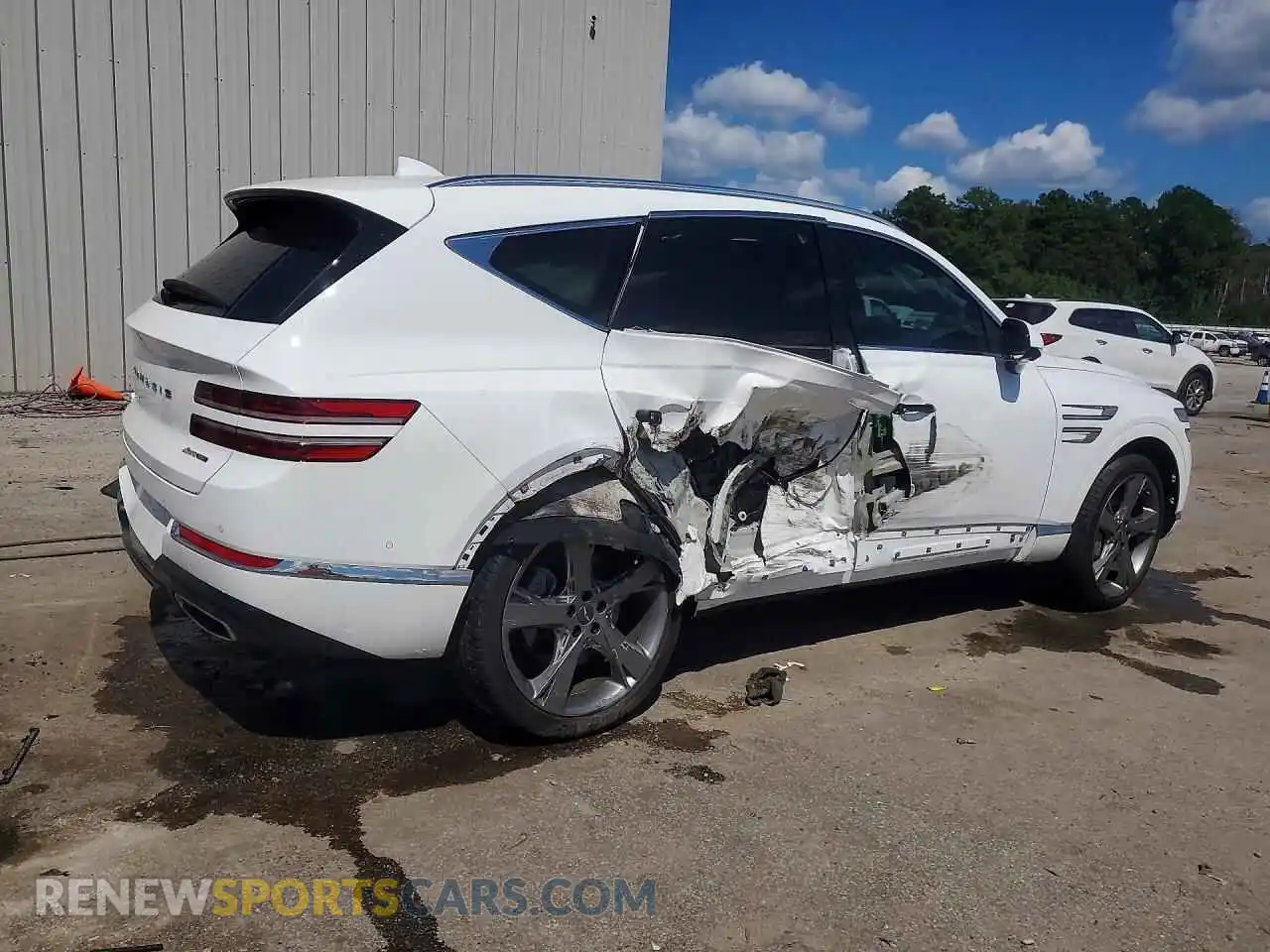 3 fotografías del automóvil dañado KMUHCESC6RU149174 GENESIS GV80 2024