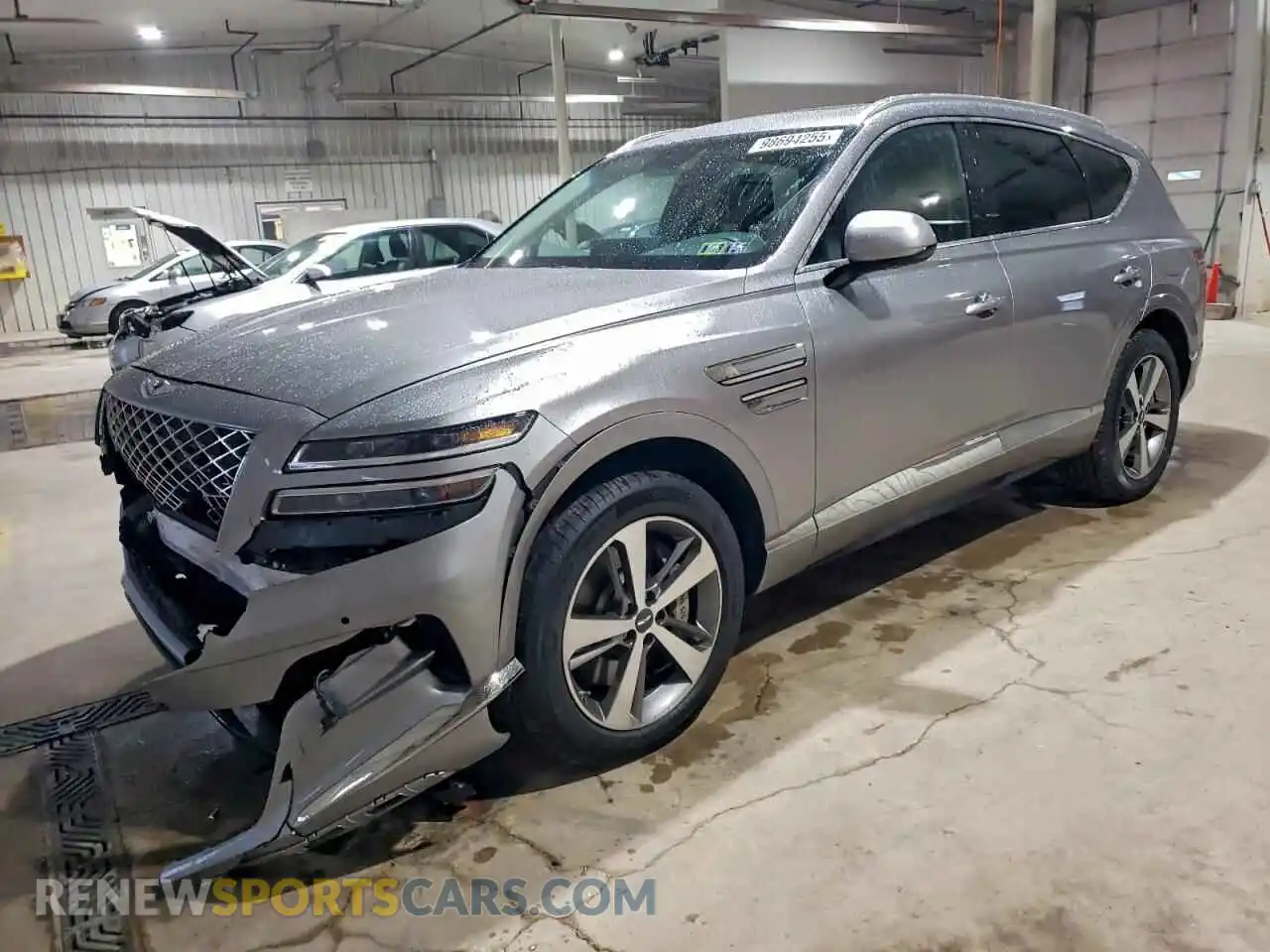 1 Photograph of a damaged car KMUHCESC7RU203159 GENESIS GV80 2024