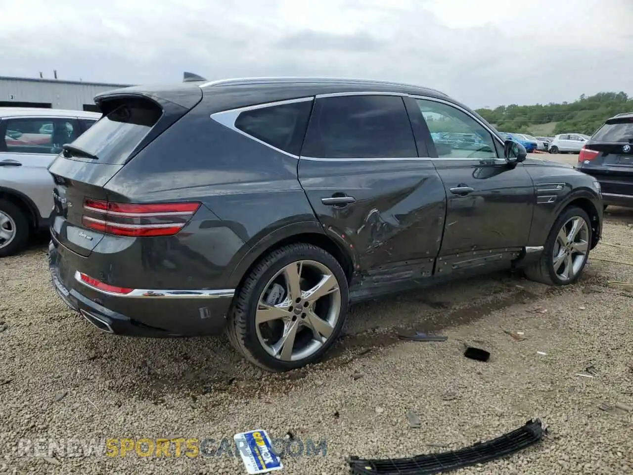 3 Photograph of a damaged car KMUHCESC9RU183691 GENESIS GV80 2024