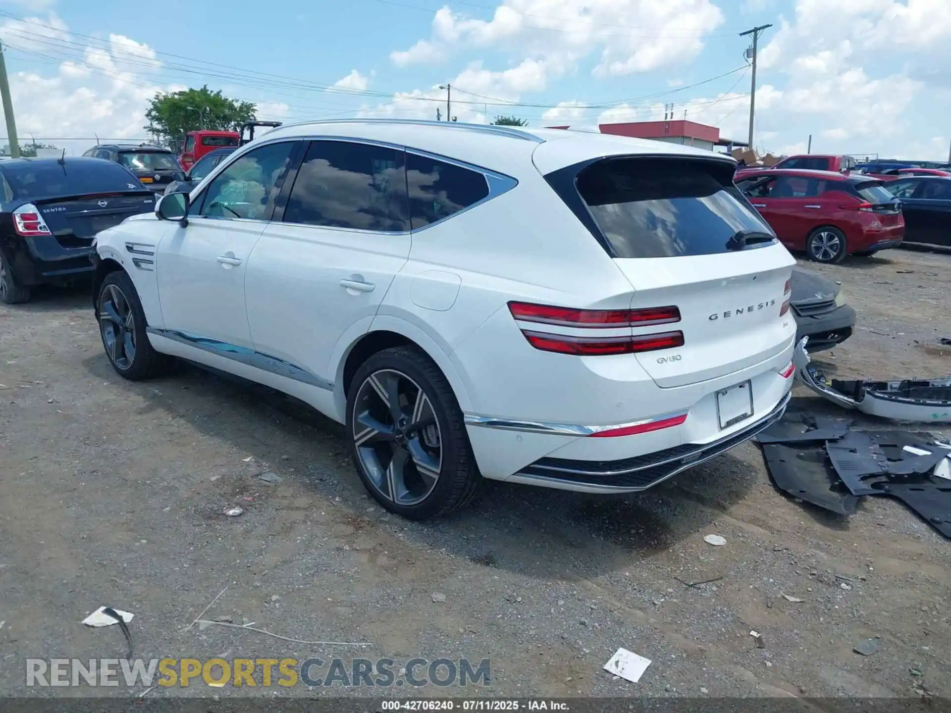 3 Фотография поврежденного автомобиля KMUHCESB6SU231192 GENESIS GV80 2025