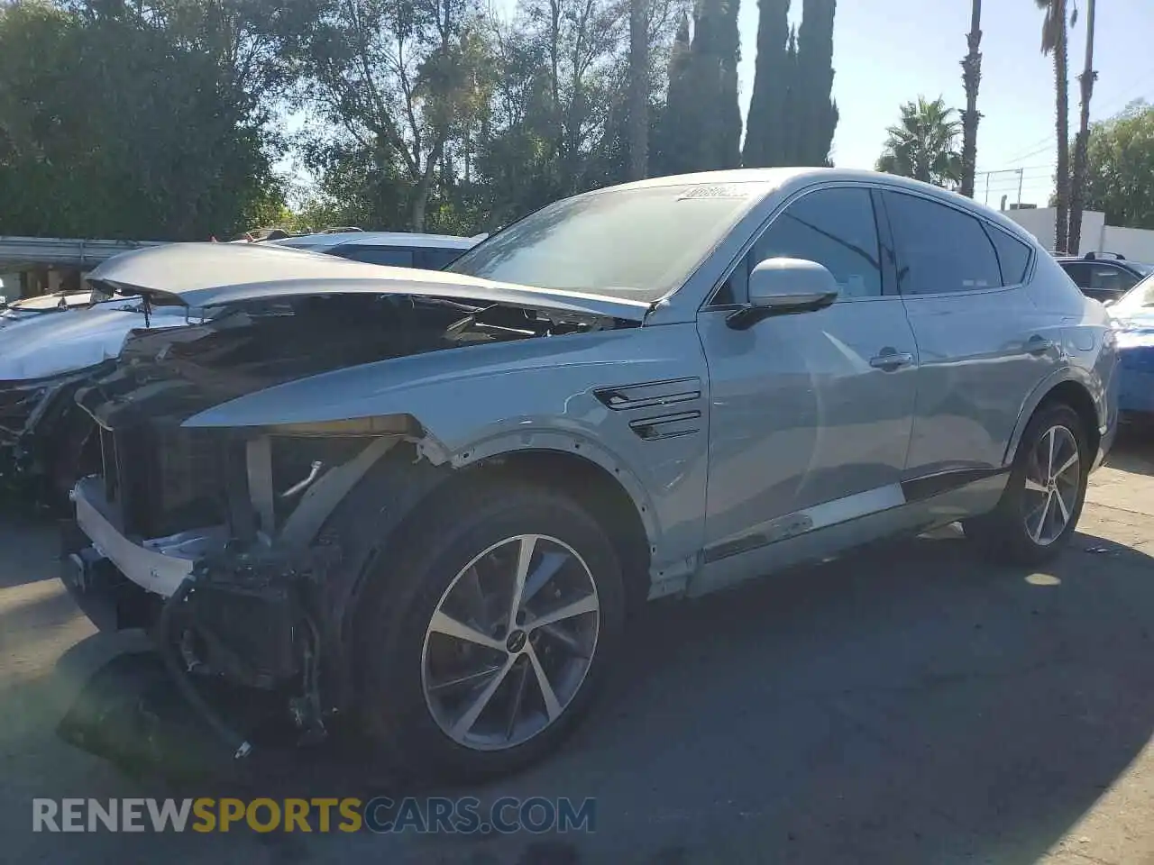 1 Photograph of a damaged car KMUJBESCXSU291747 GENESIS GV80 2025
