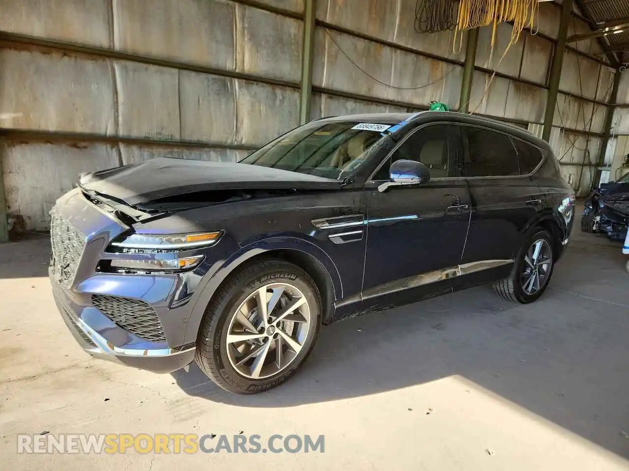 1 fotografías del automóvil dañado KMUHBESB6TU352017 GENESIS GV80 2026