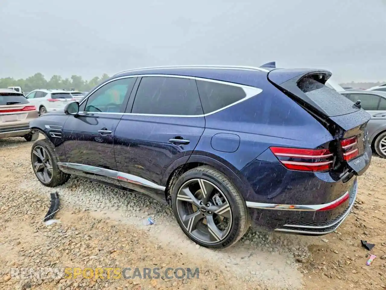 2 fotografías del automóvil dañado KMUHEESC3TU303874 GENESIS GV80 2026